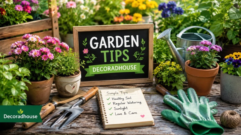 Garden Tips Decoradhouse: Simple Ideas for a Beautiful Garden